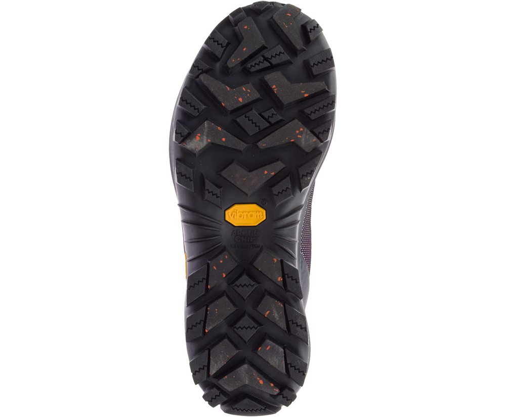 Kozaki Merrell Damskie Czarne/Fioletowe - Thermo Cross 2 Mid Waterproof - 796320-ISY